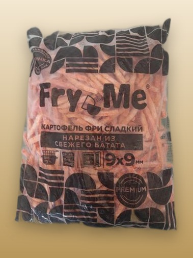 ВАТ9 Картофель фри сладкий 9х9мм 2,5кг1/5 ООО"Ви Фрай"